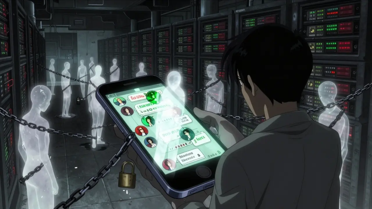Personal data flowing from phone to dark servers
