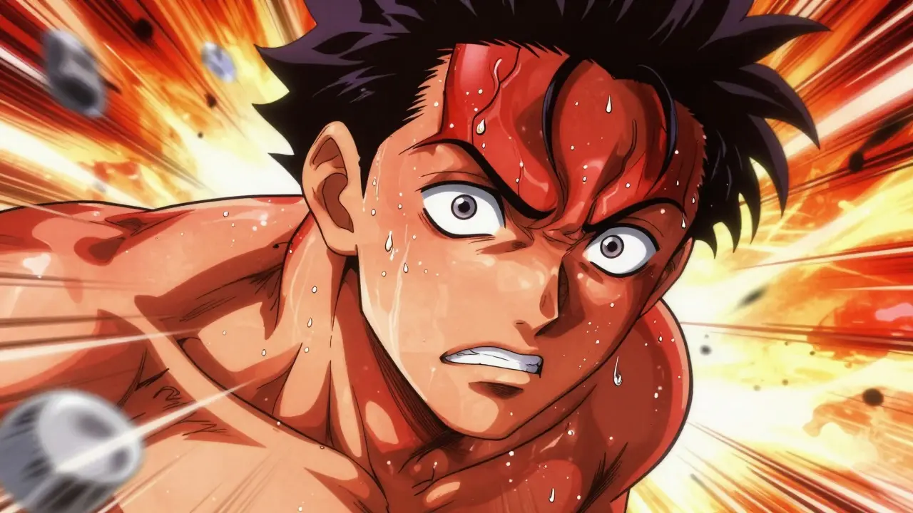 Close-up of sweating person with wide eyes showing stimulant overdose symptoms